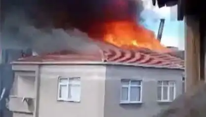 Bağcılar'da Yangın: Beş Katlı Bina Alev Alev Yandı