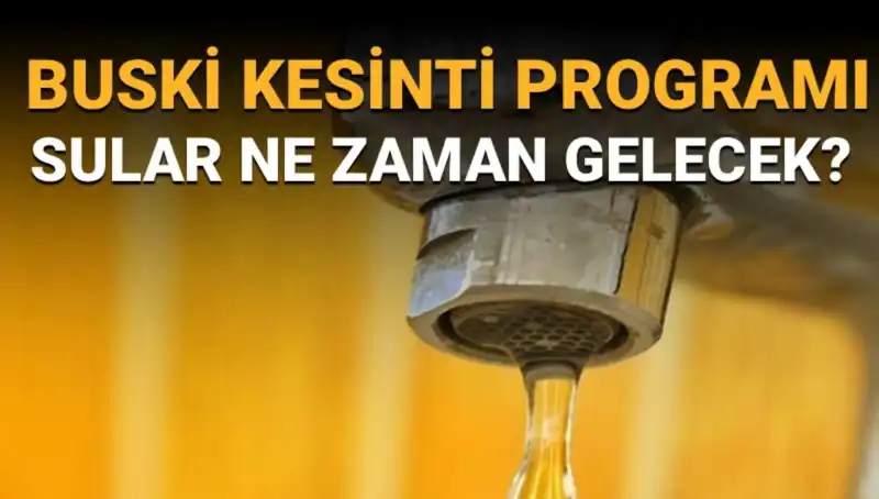 Bursa Nilüfer'de Su Kesintisi: BUSKİ'nin Planı ve Beklentiler