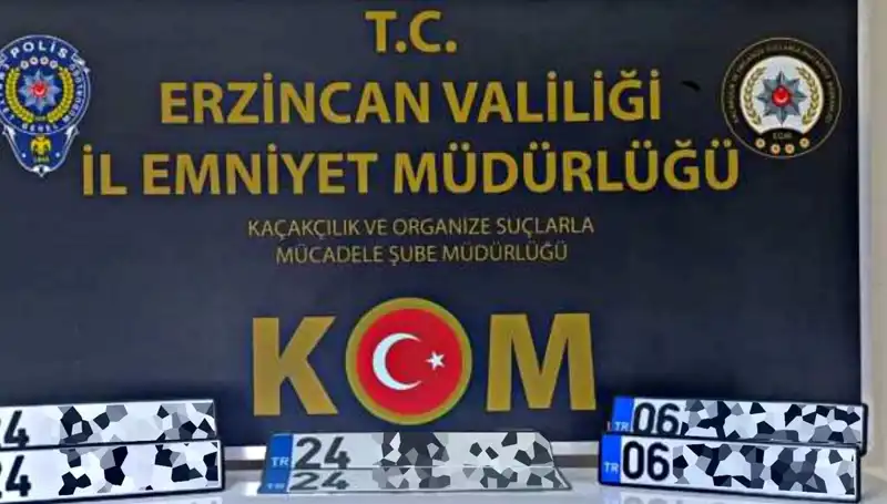 Erzincan'da APP Plaka Operasyonu: Gerçekler Ortaya Çıkıyor!